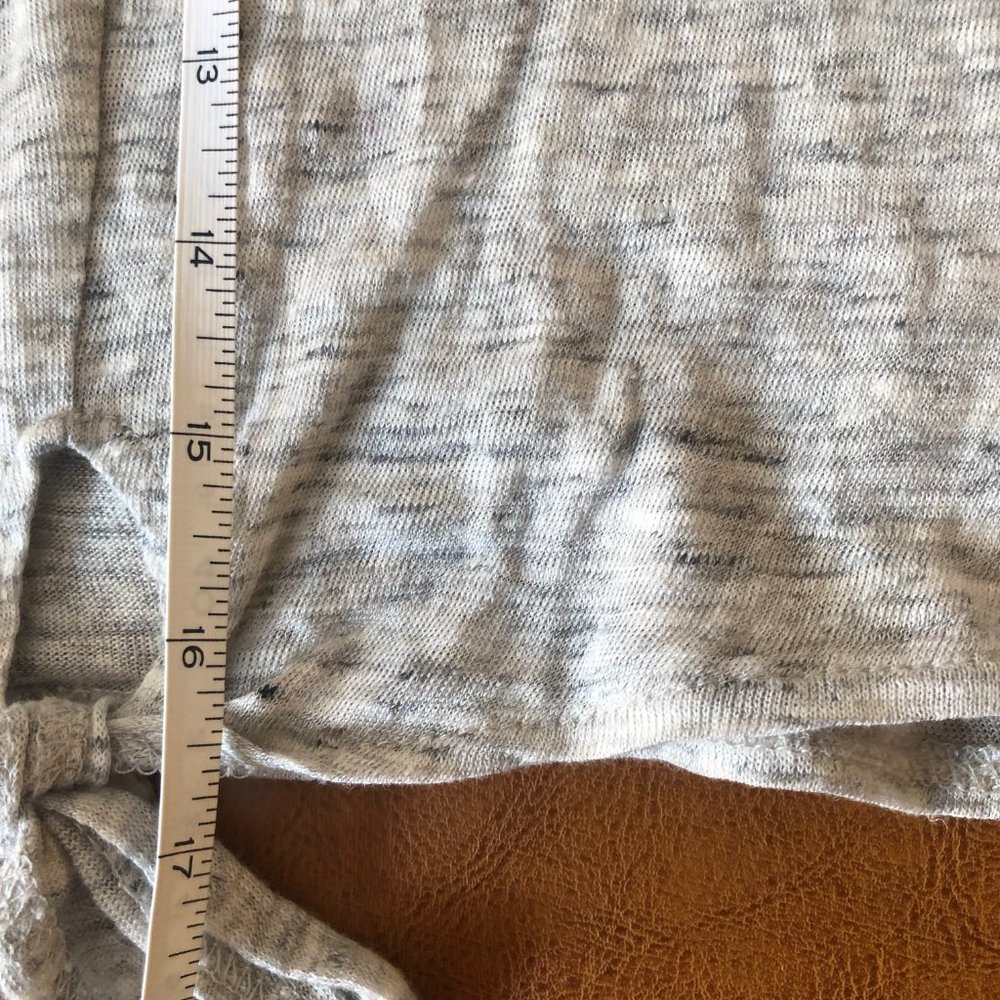 BB Dakota Grey Ruffled Shirt - Small - Worn Once - Picture 6 of 6